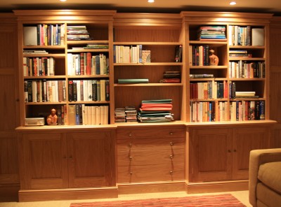 Oak office bookcases