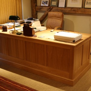 Oak office desk